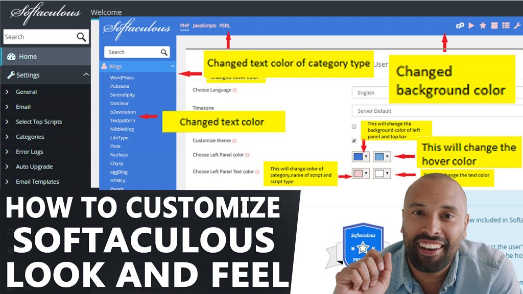 How to Customize the Softaculous complete look & feel