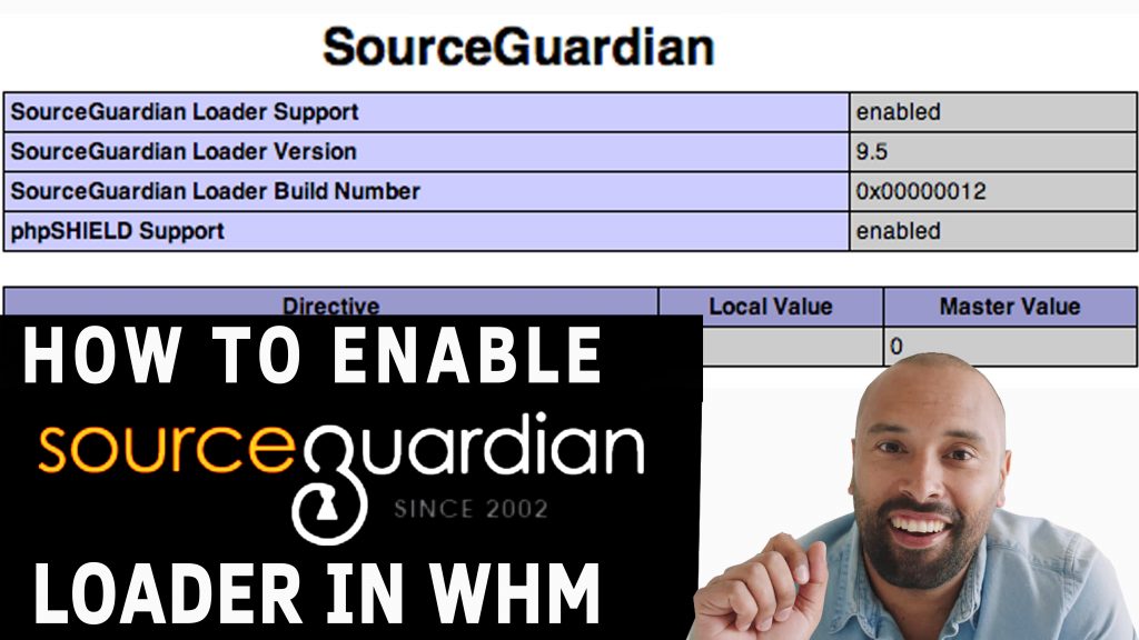 How to enable Source Guardian PHP Loader in WHM