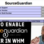 How to enable Source Guardian PHP Loader in WHM