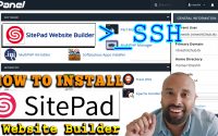 How to Install Sitepad website Builder in cPanel via SSH