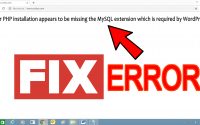 fix PHP installation appears to be missing the MySQL extension error