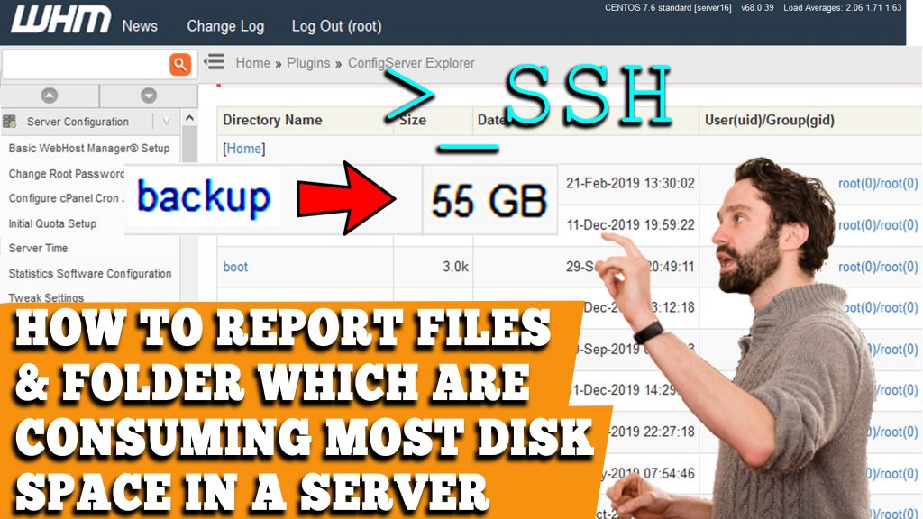 Troubleshooting Disk Space Usage