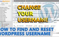 How to find and Reset WordPress Username from phpMyAdmin