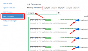 fix "PHP installation appears to be missing the MySQL extension