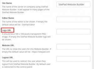 How to configure Rebranding settings in Sitepad