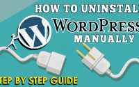 How to Uninstall WordPress manually