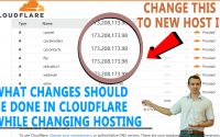 Changes required in Cloudflare while changing your hosting provider