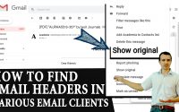 How to Find Email headers in various mail client