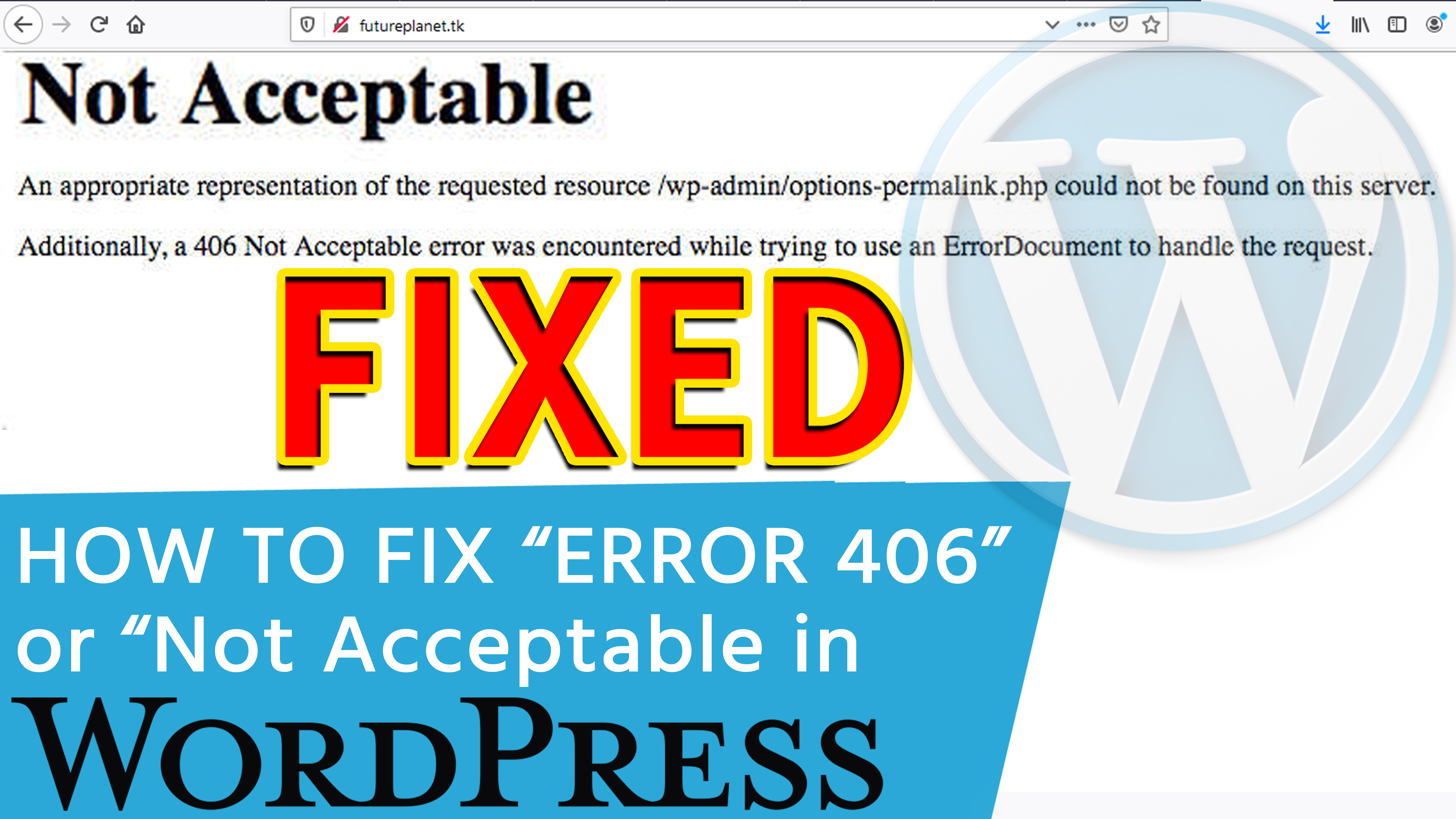 406-Not Acceptable Response – How to Fix a 406 Error and Find the ...