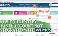 Identify cPanel account that are not integrated with WHMCS