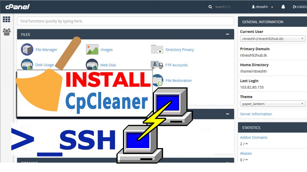 Installing CpCleaner in cPanel