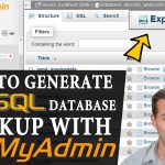 How to generate MySQL Backups with phpMyAdmin