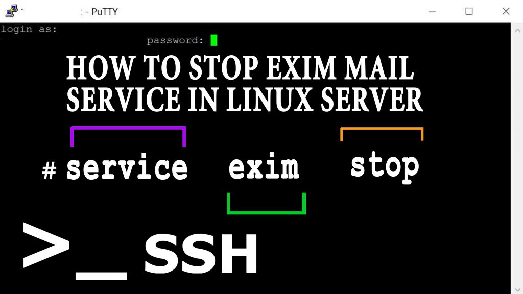 How to Stop/Disable the Exim (Mail Service) In Linux