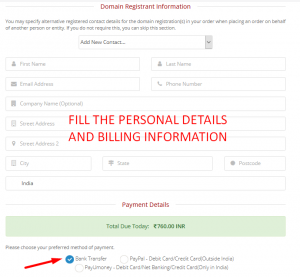 How to order services for Additional accounts from Redserverhost client area