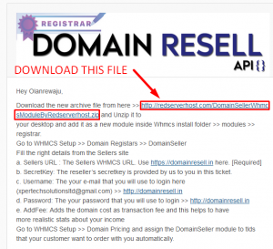 How to Setup DomainResell module in WHMCS