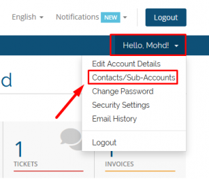 How to register domain for my customer using domainresell.in panel