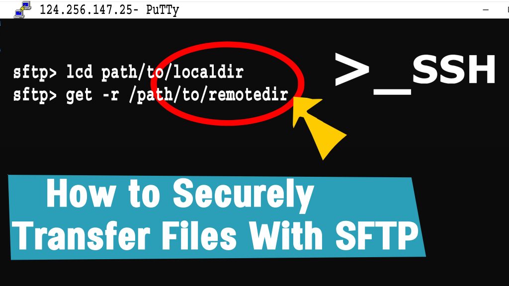 How to manually transfer files via SFTP in Linux server