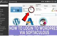 How to login to WordPress via Softaculous from cPanel