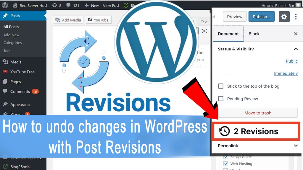 How to Undo Changes in WordPress with Post Revisions