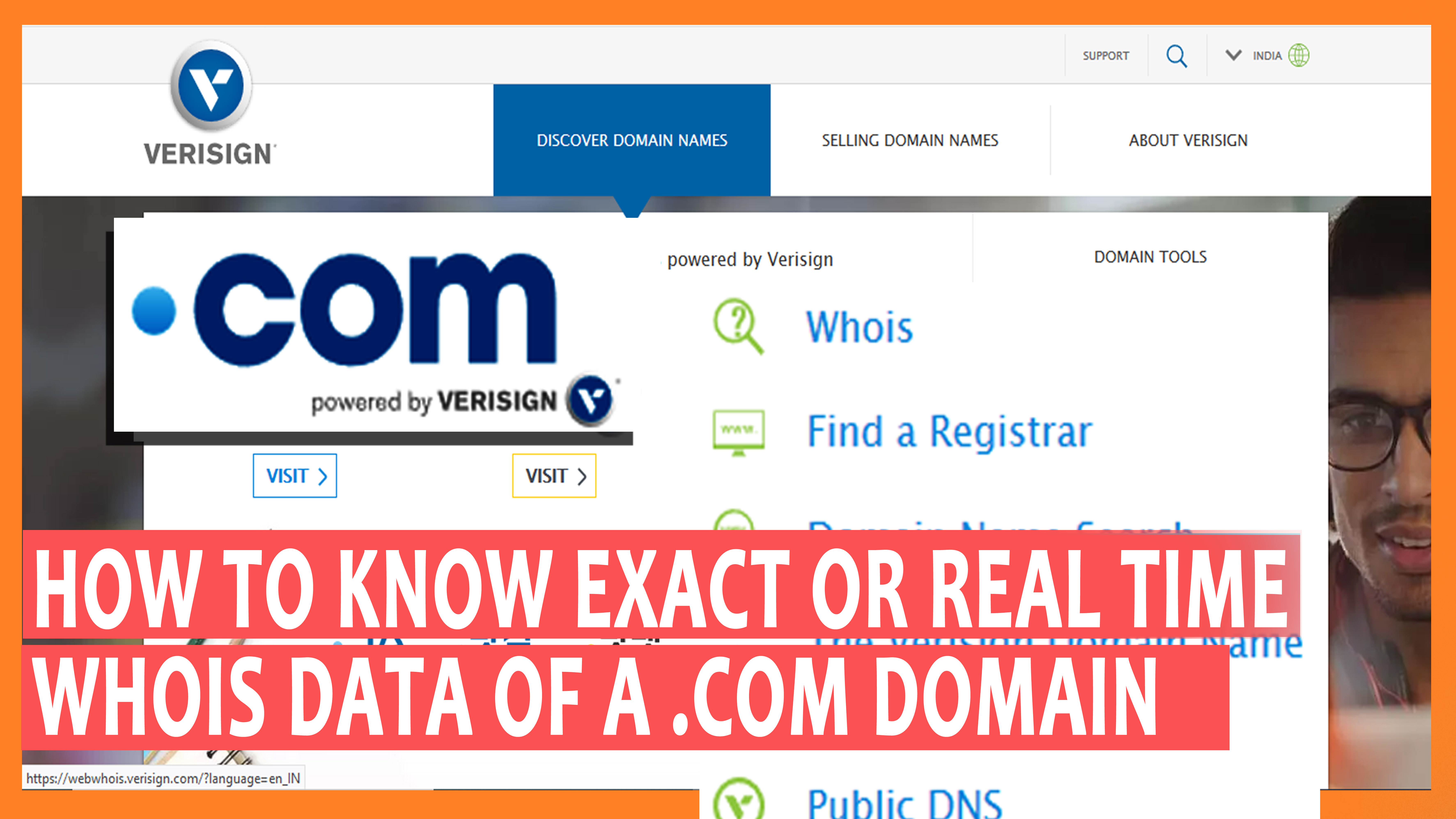 How to know the exact real time Whois data of a .com ...