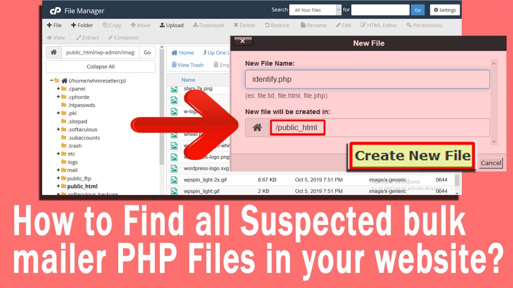 How to find all Suspected bulk mailer PHP Files in your website