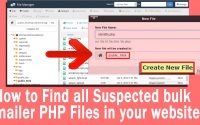How to find all Suspected bulk mailer PHP Files in your website