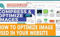 How to Optimize/Compress JPEG Images used in your website