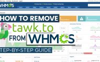How to remove tawk.to from WHMCS website