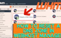 How to Reset a DNS Zone in WHM