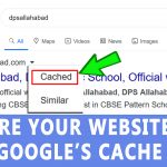 how to restore your website with Google's cache