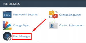 How to Use cPanel User Manager