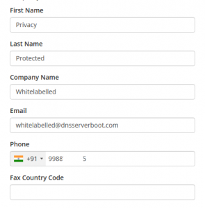 How to Modify Registrant Contact details in Domain Resell.in Panel