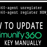 How do i Update Imunify360 key manually