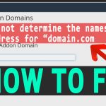 Fix- "Could not determine the nameserver IP address for 'domain' while adding addon domain