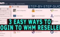 How to Login to your Reseller WHM