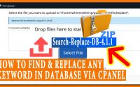 How to find and replace any keyword in your database via cPanel