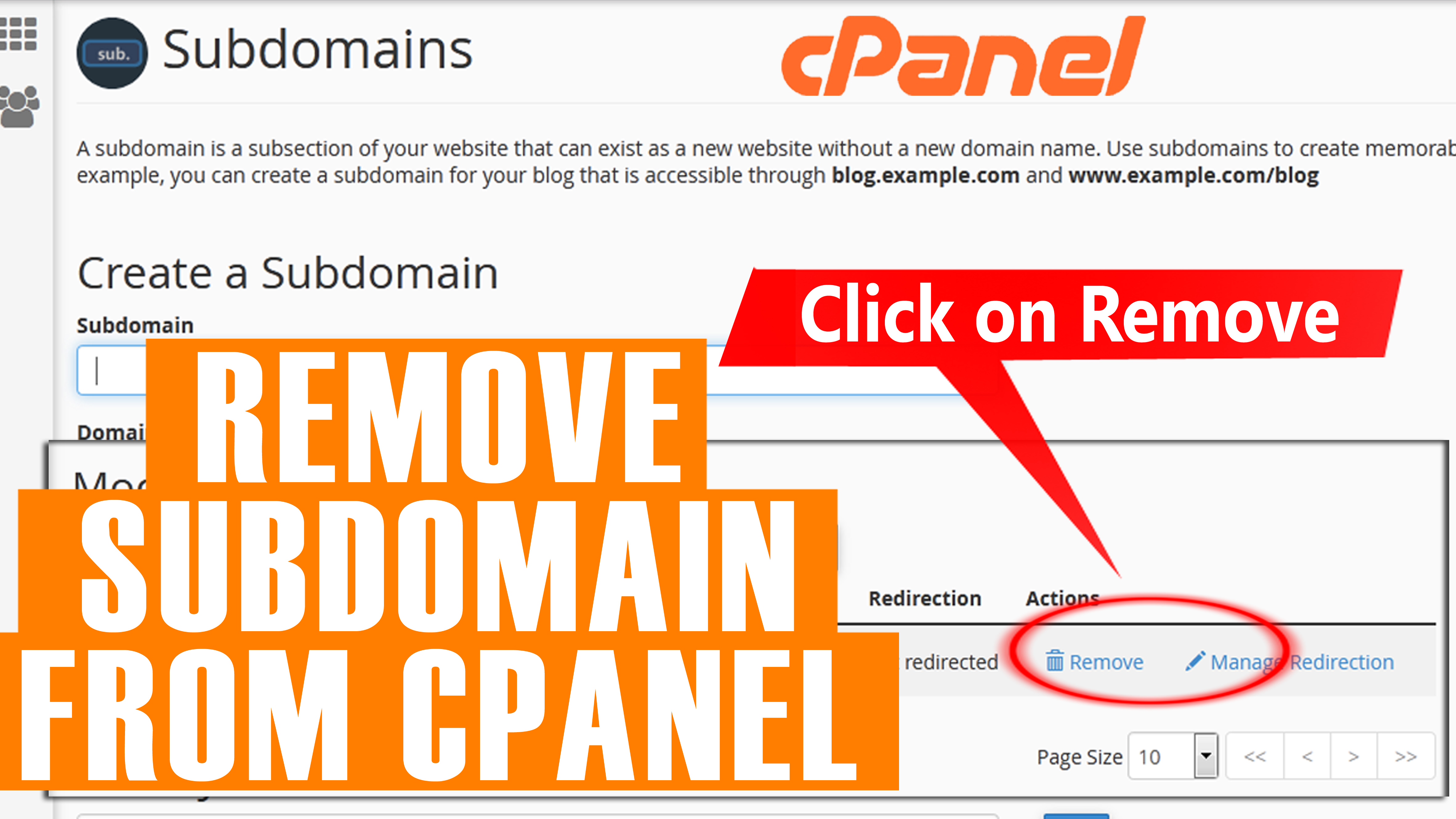 How to remove subdomain from cPanel? STEP BY STEP☑️ ...