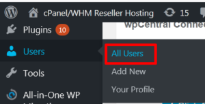 How to check total WordPress users in your wp admin