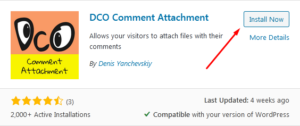How to allow users to add attachments in WordPress comments
