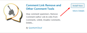 How to stop comment URLs from becoming links in WordPress