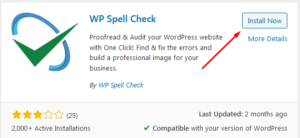 How to correct spelling mistakes from all the posts in WordPress