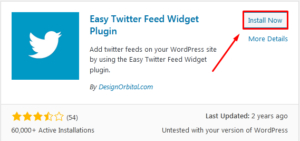 how to add twitter feed in your WordPress site