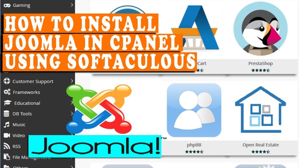 How to Install Joomla in cPanel using Softaculous