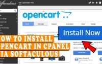 How to Install OpenCart in cPanel using Softaculous