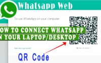 How to connect your Laptop/Desktop to Whatsapp via Whatsapp web