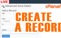 How to Create A Record in cPanel