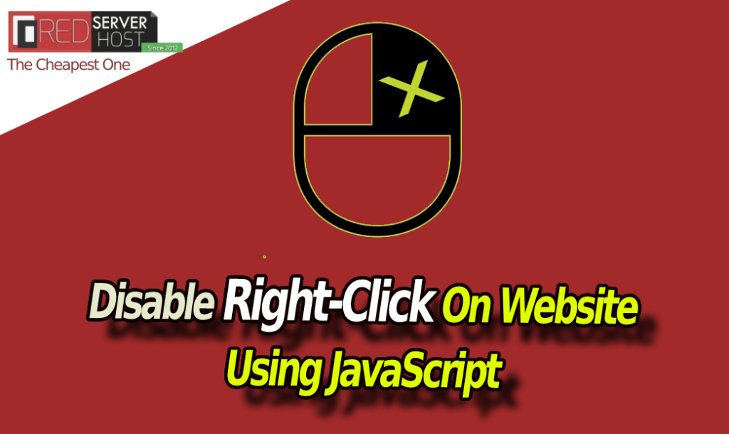 Disable right click on website using javascript