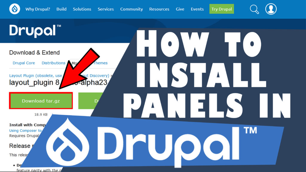 How to Install Panels in Drupal