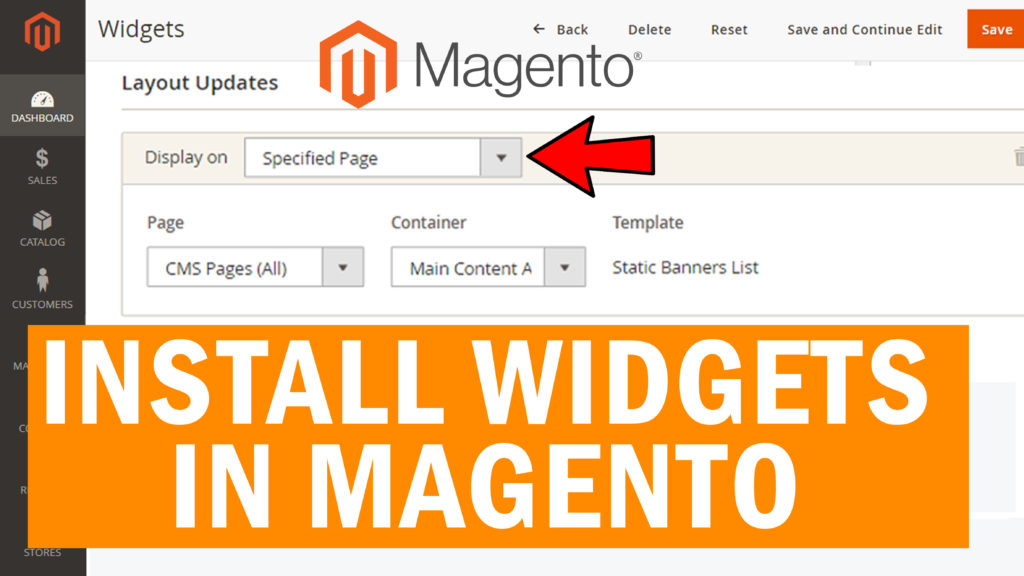 How to Install Widgets in Magento