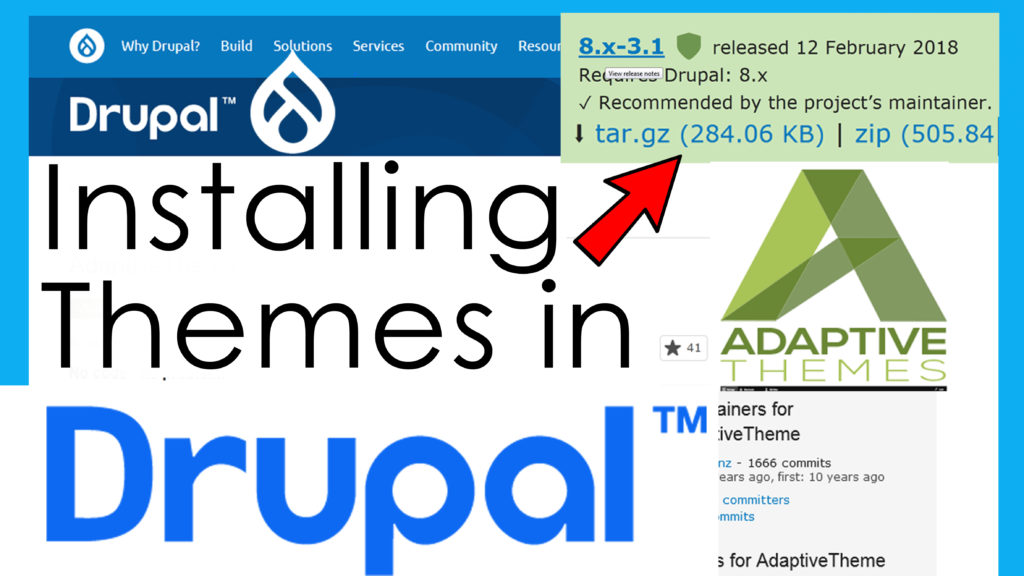 How to Install Themes in Drupal